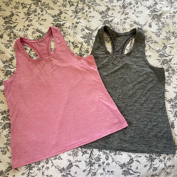 Jockey Pink and Gray Tank Tops - Picture 1 of 8